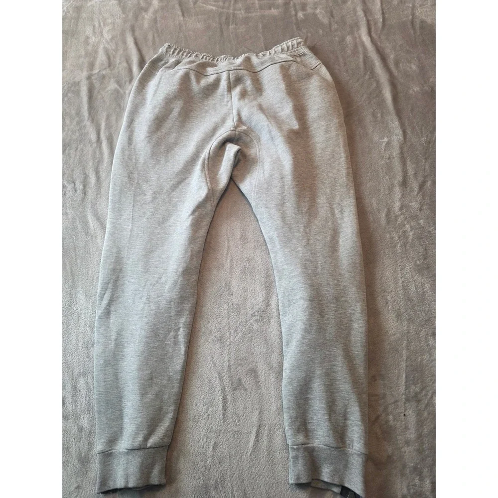 Nike Tech Fleece Joggers Mens Medium Gray Black Side Zip Sweatpants
